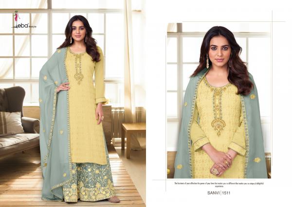 Eba Sanvi Chinon Fancy Designer Salwar Suit Collection